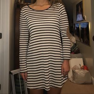 Fall/Winter Striped Dress